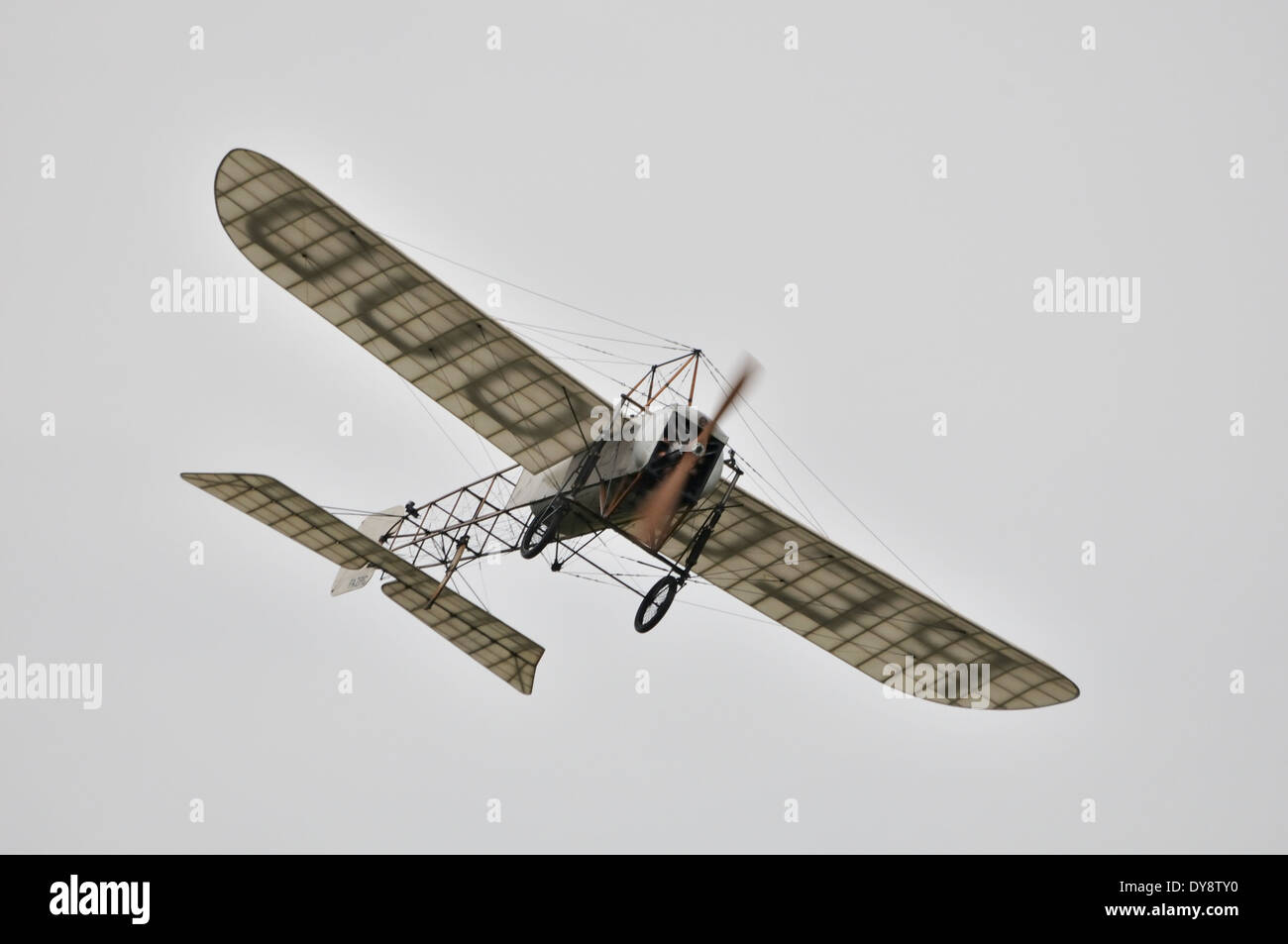 Blériot XI-2 à la fête aérienne de la Ferté Alais Banque D'Images