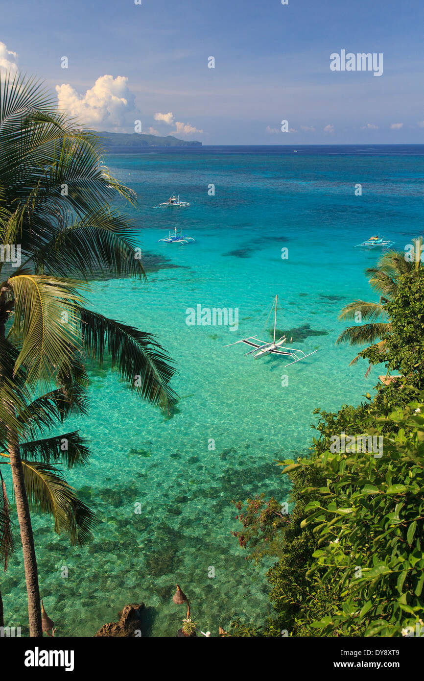 Philippines, Visayas, l'île de Boracay, Diniwid Beach Banque D'Images