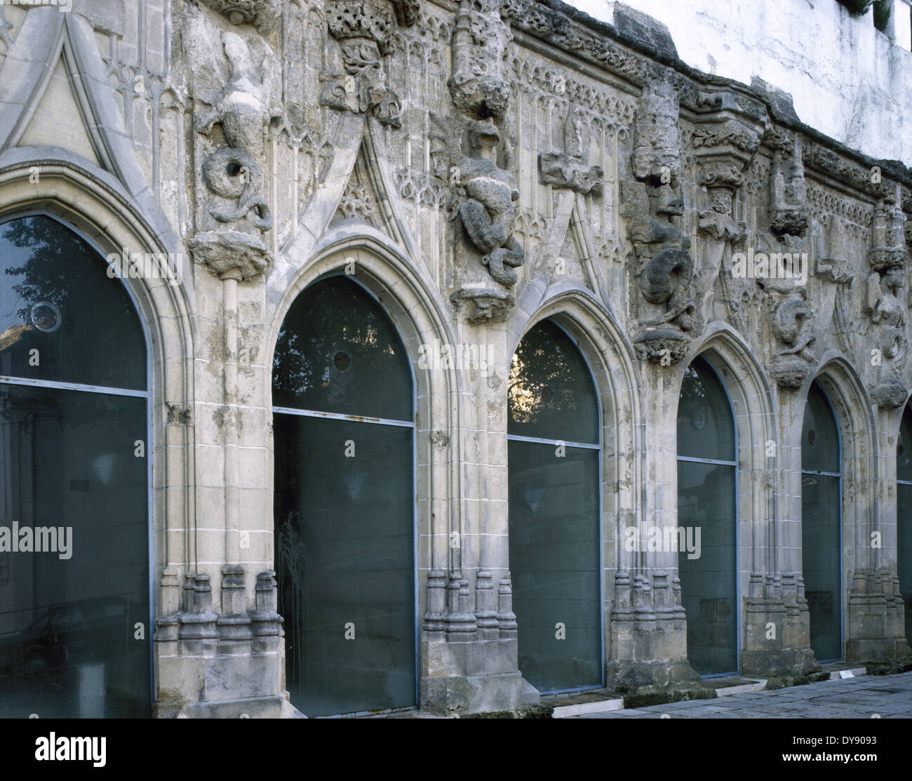 L'Espagne. L'Andalousie. Sanlucar de Barrameda. Las Covachas. De style gothique. 15e siècle. Banque D'Images