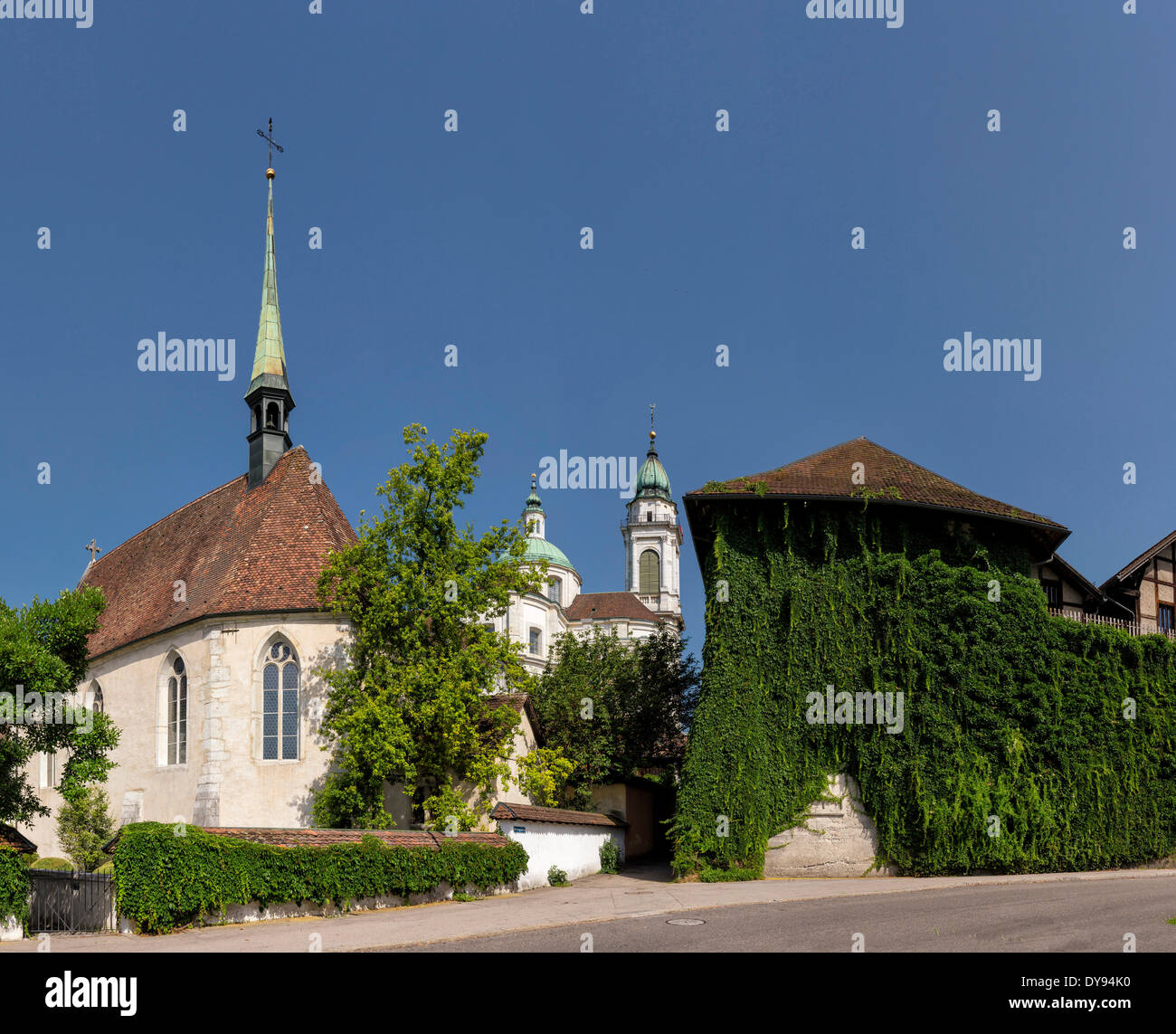 Saint Pierre, chapelle, église, monastère, été, Soleure, Suisse, Europe, Banque D'Images