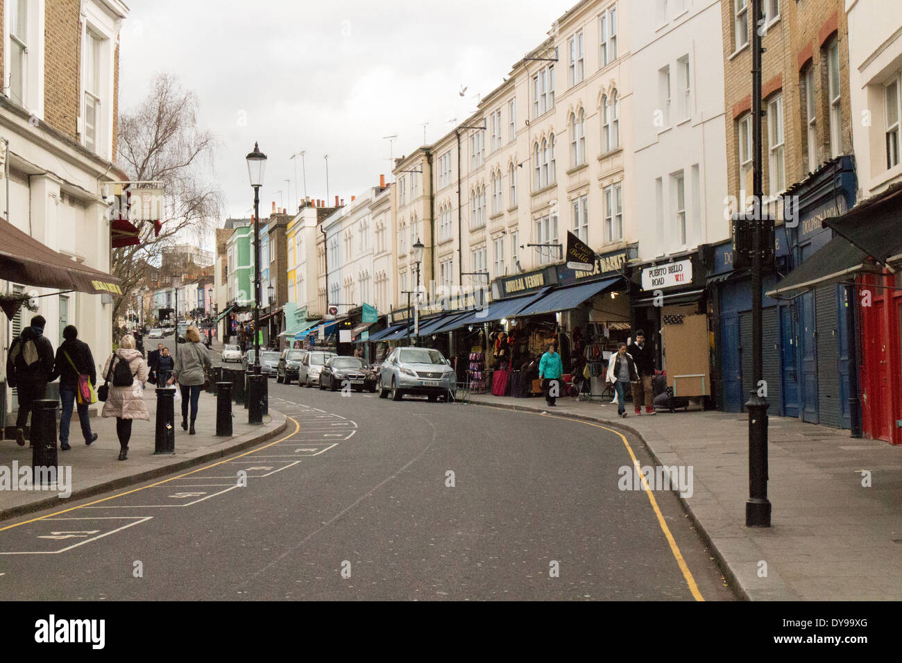 Portobello Road, London Banque D'Images