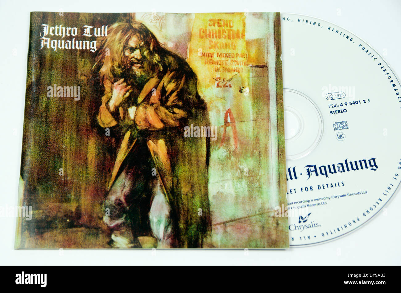 Jethro Tull Aqualung 'Prog' album rock. Banque D'Images