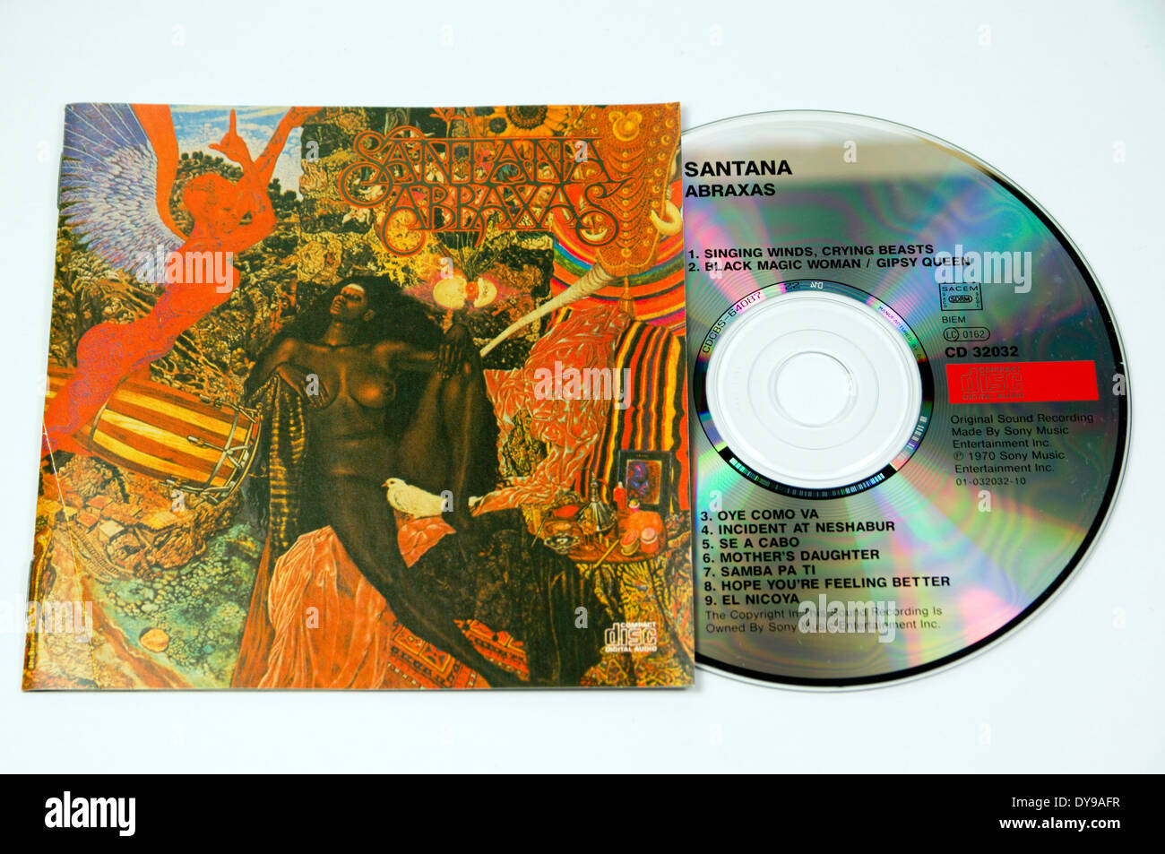 Santana 'Album' Abraxas Banque D'Images