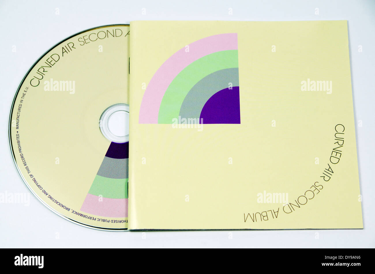 Curved air deuxième album. Banque D'Images