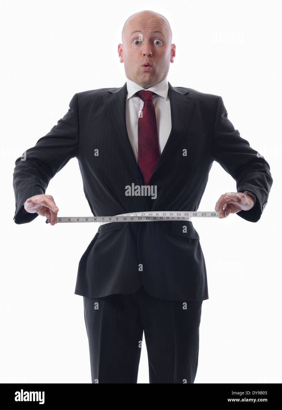 Concept de l'alimentation, réduction ou coupe isolated on white Banque D'Images