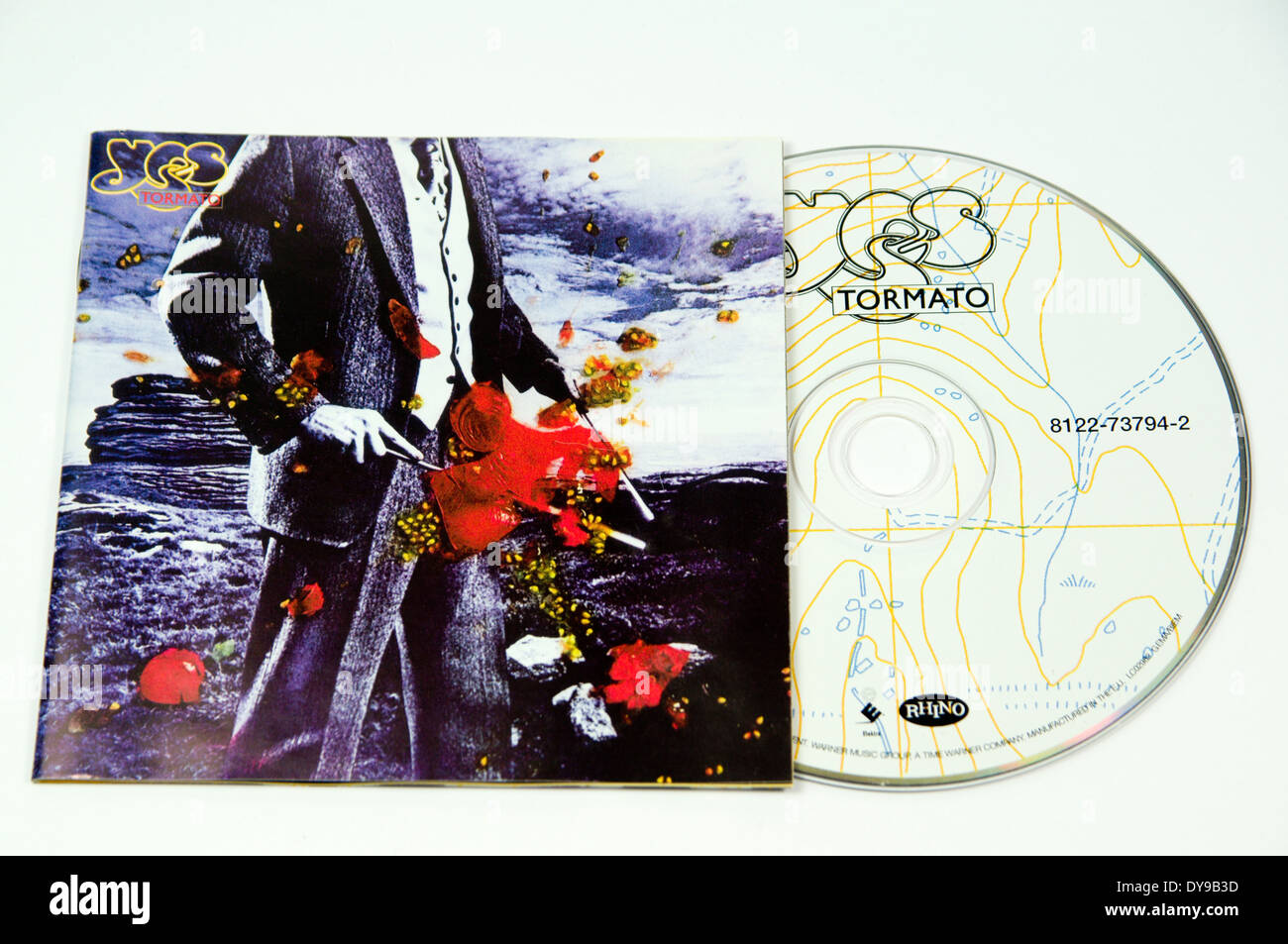 Oui album Tormato Banque D'Images