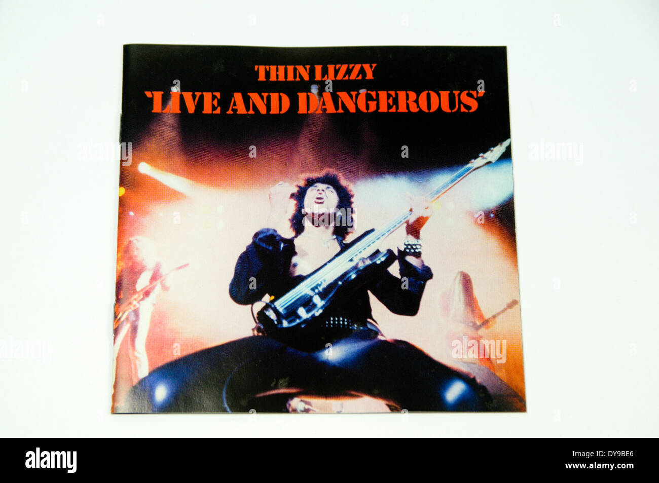 Thin Lizzy LIve et Album dangereux. Banque D'Images