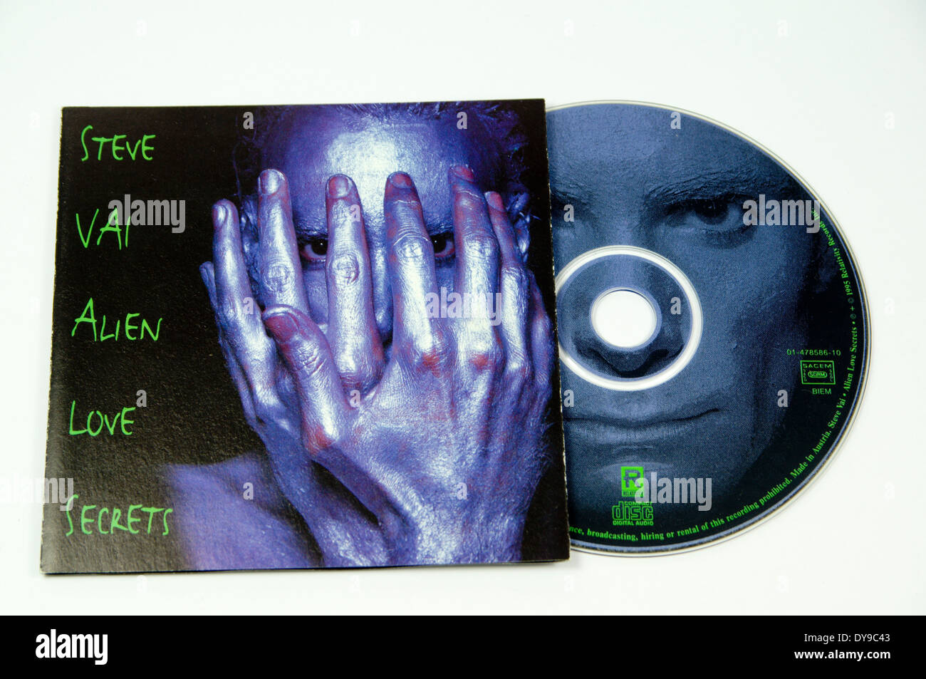 Steve Vai 'Alien Love Secrets' album Banque D'Images