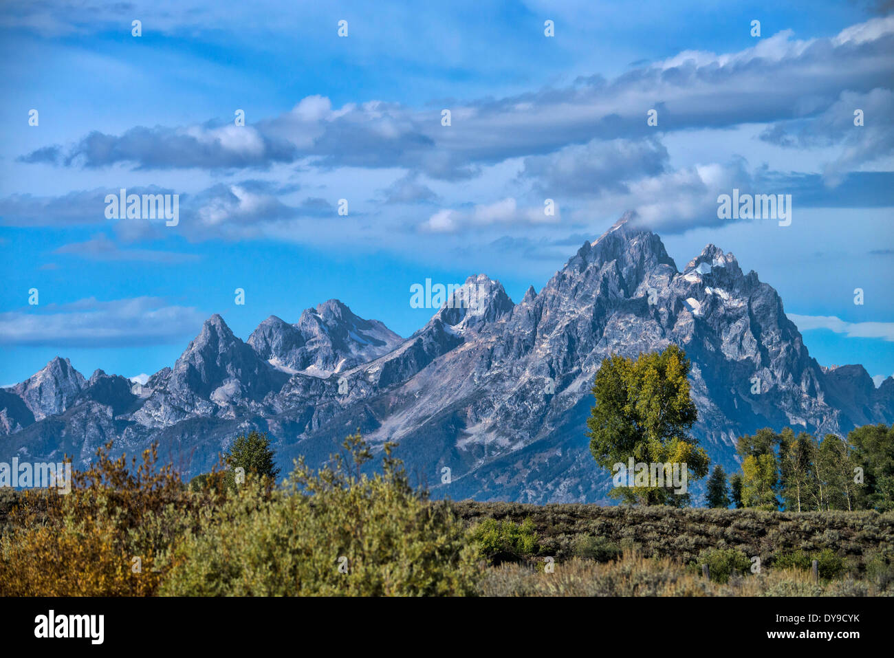 , Grand Teton National Park, Wyoming, USA, United States, Nord, paysage, montagne, Banque D'Images