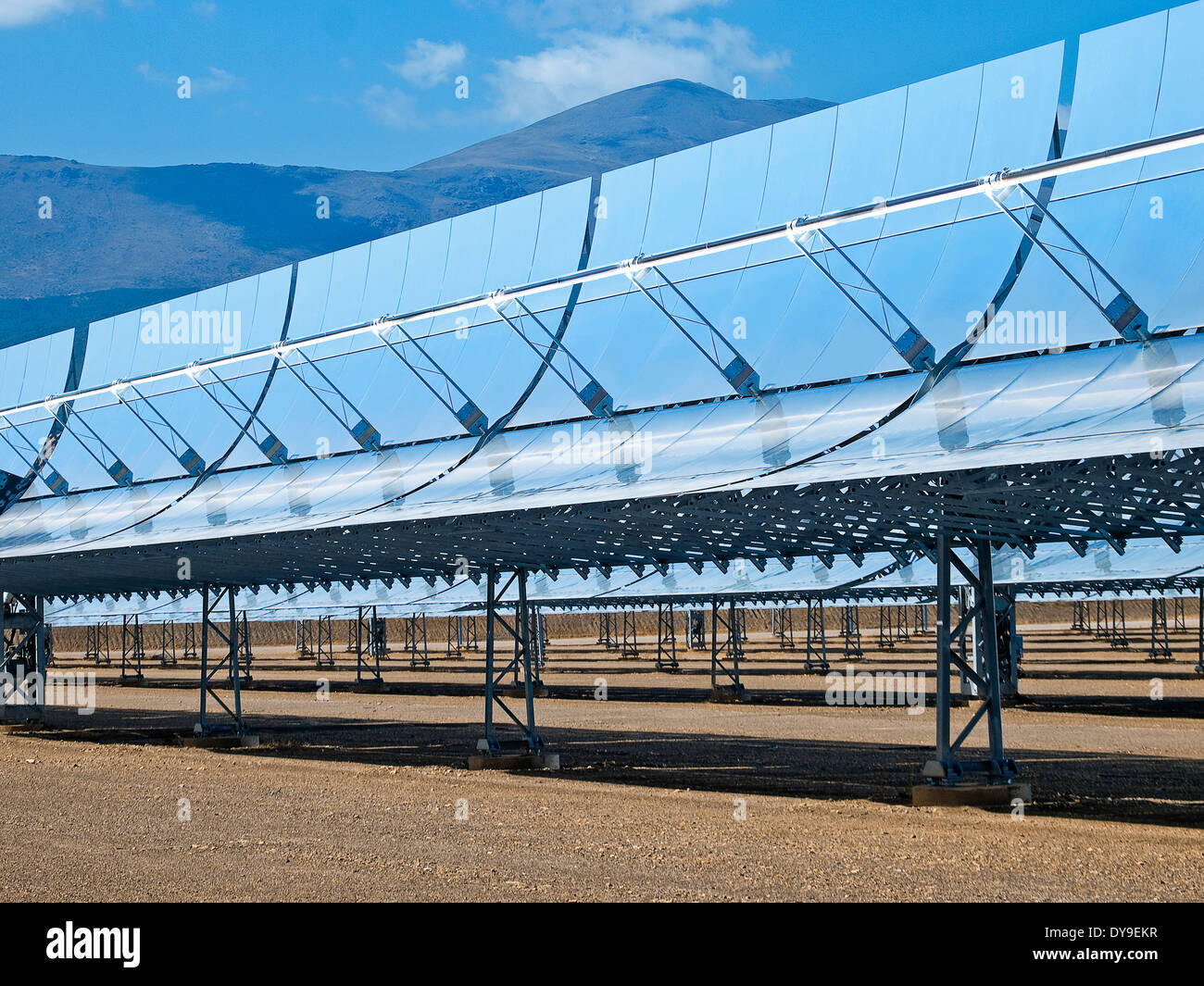 Centrale thermique solaire Andasol 1, Espagne Banque D'Images