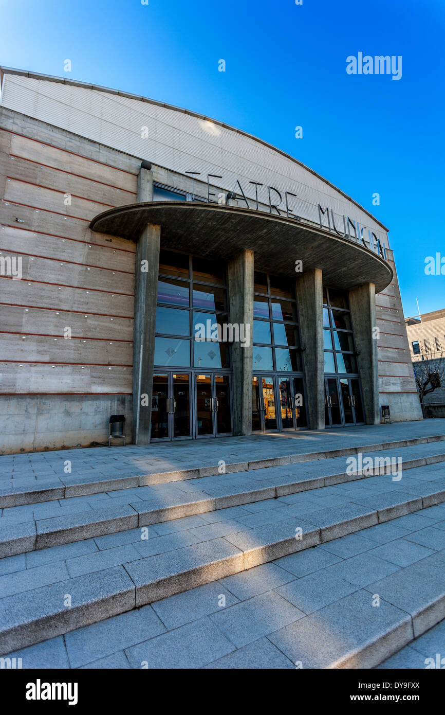 Theatre de Balaguer. LLeida. L'Espagne. Banque D'Images