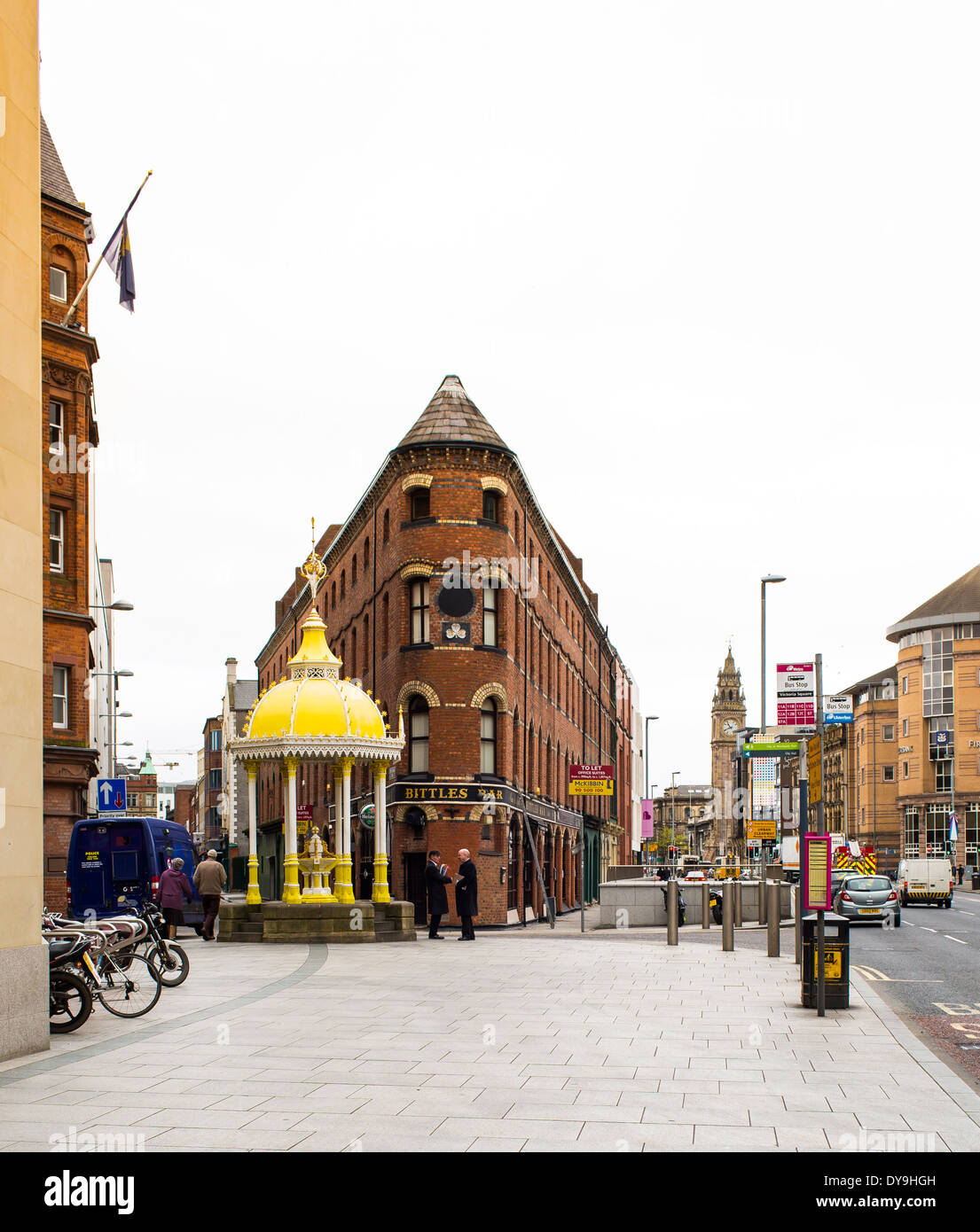 Le quartier de la cathédrale de Belfast, en Irlande du Nord Banque D'Images