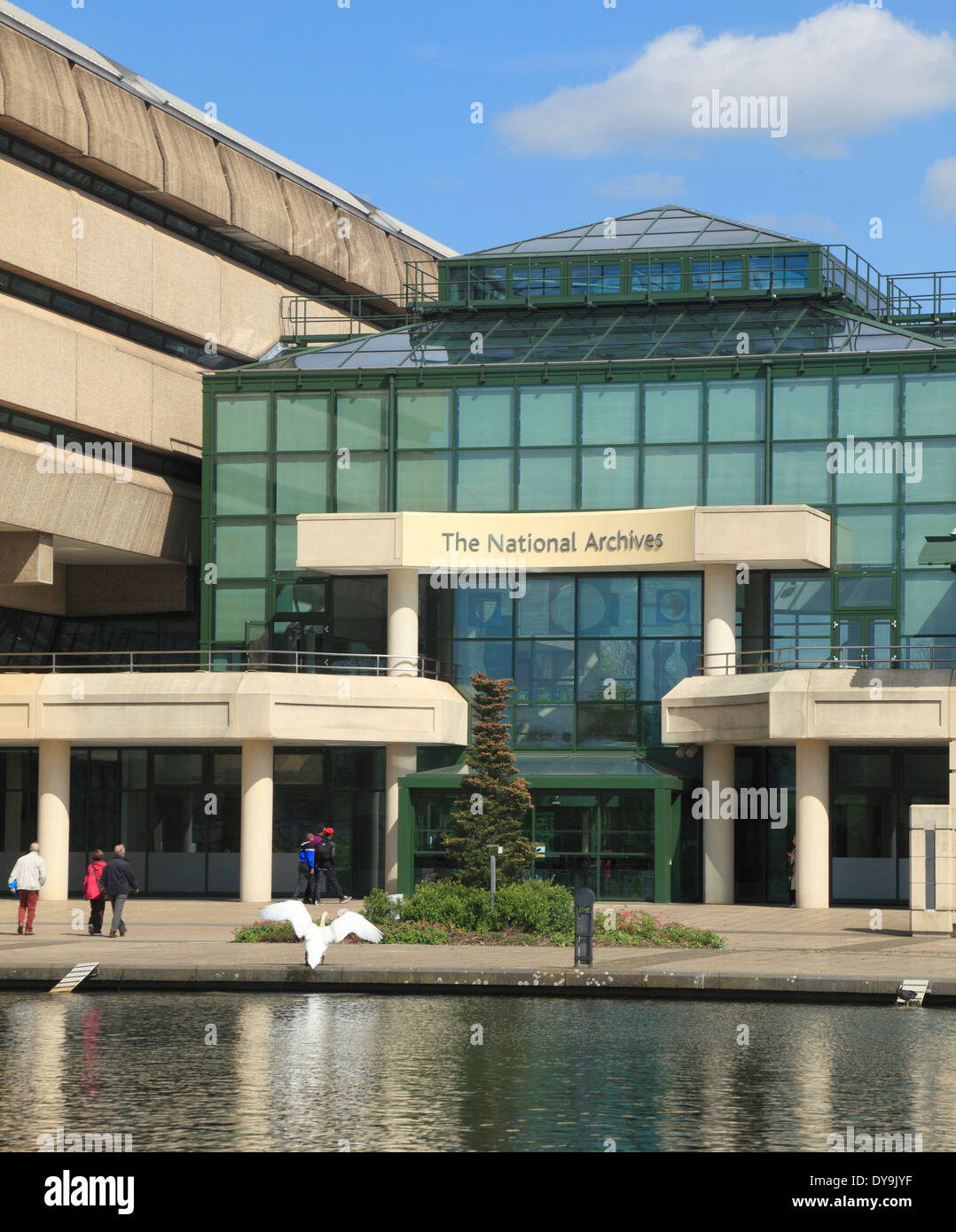 L'édifice des Archives nationales de Kew à Londres UK Banque D'Images