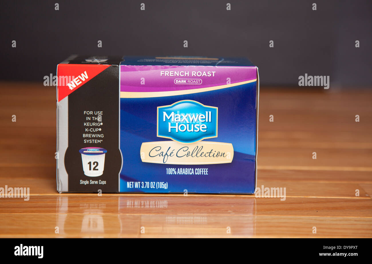 Maxwell House est une marque de café fabriqué par une division du même nom de Kraft Foods. Banque D'Images