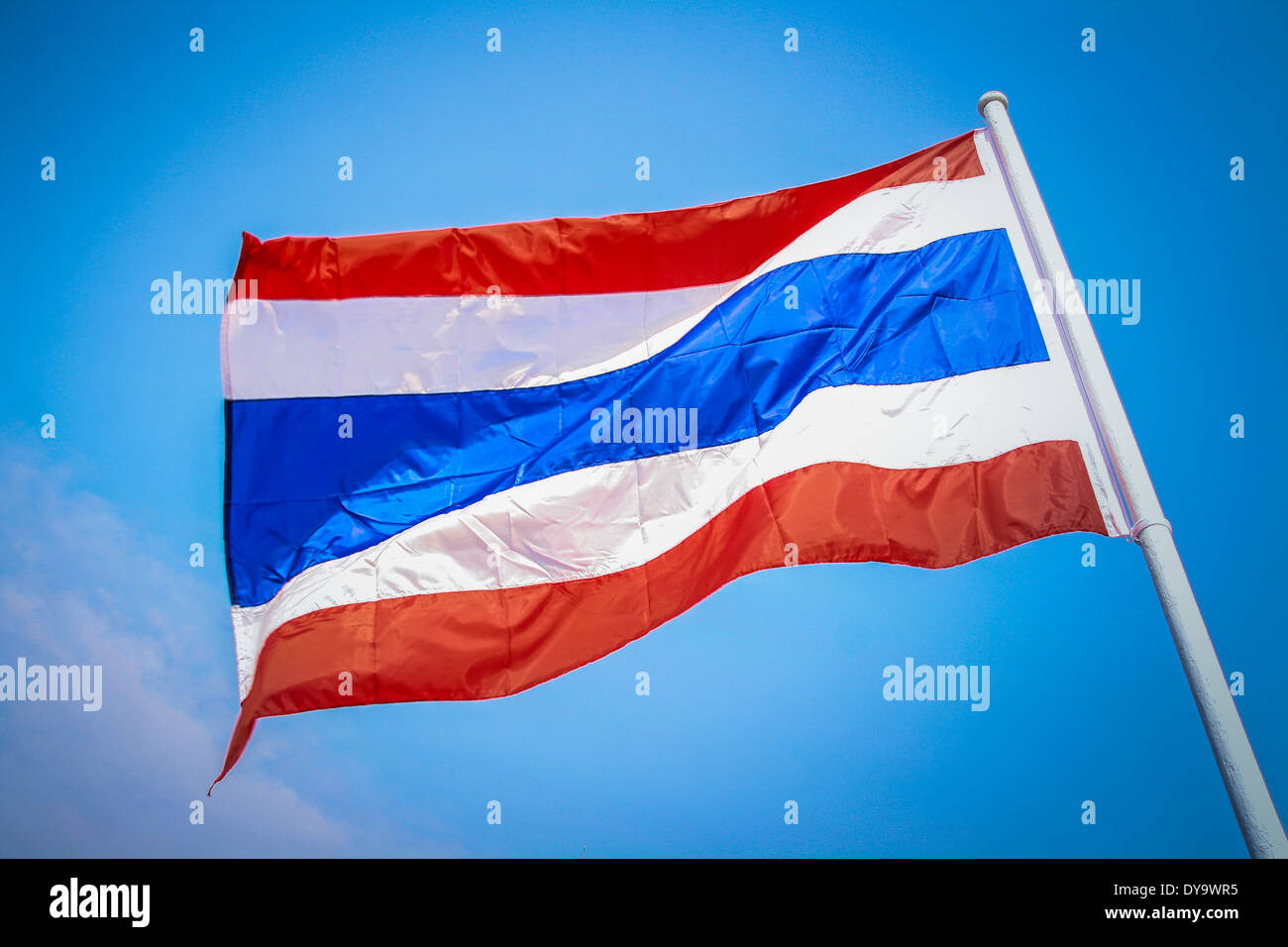 Pavillon de la Thaïlande sur le ciel bleu Banque D'Images