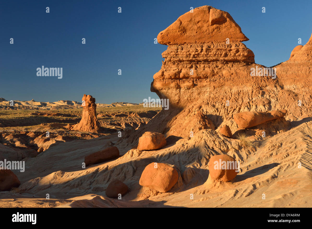 États-unis d'Amérique États-unis Utah Colorado Plateau sud de Goblin Valley State Park San Rafael Hoodoo Reef rocks erosi grès Banque D'Images
