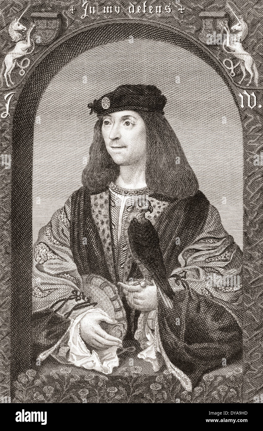 Jacques IV, roi d'Écosse, 1473 - 1513. Banque D'Images