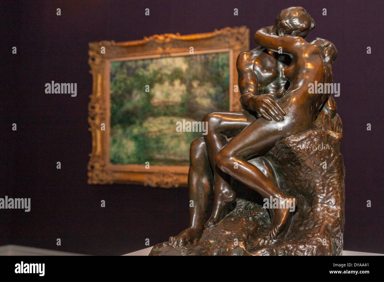 Londres, le 11 avril 2014. Un Rodin et Monet offrent un régal pour les yeux comme Sotheby's à Londres la pièce d'art moderne et impressionniste avant les pièces sont expédiées au nouveau yourk aux enchères en Mai. Crédit : Paul Davey/Alamy Live News Banque D'Images