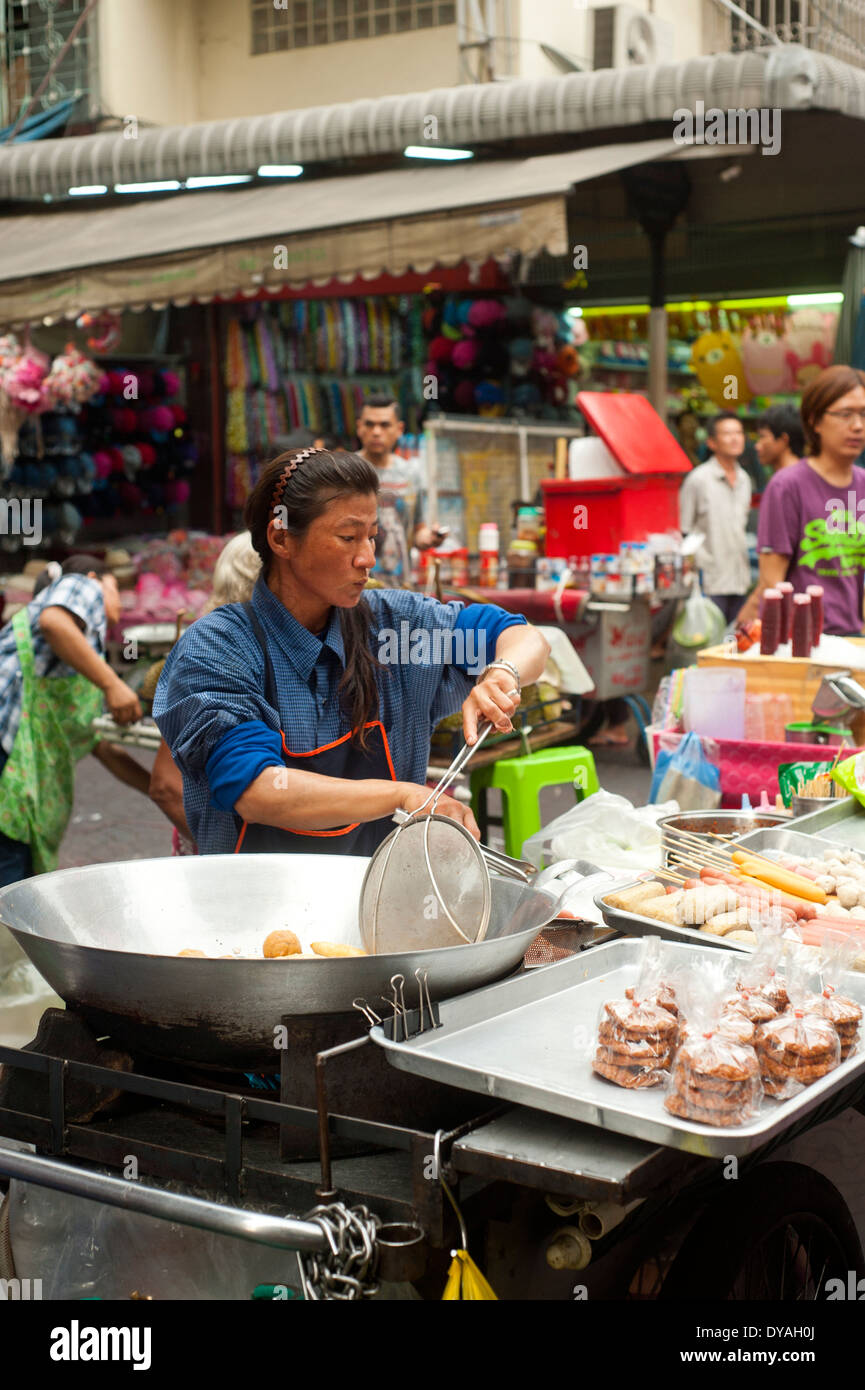 Bangkok, Thaïlande - quartier chinois Banque D'Images