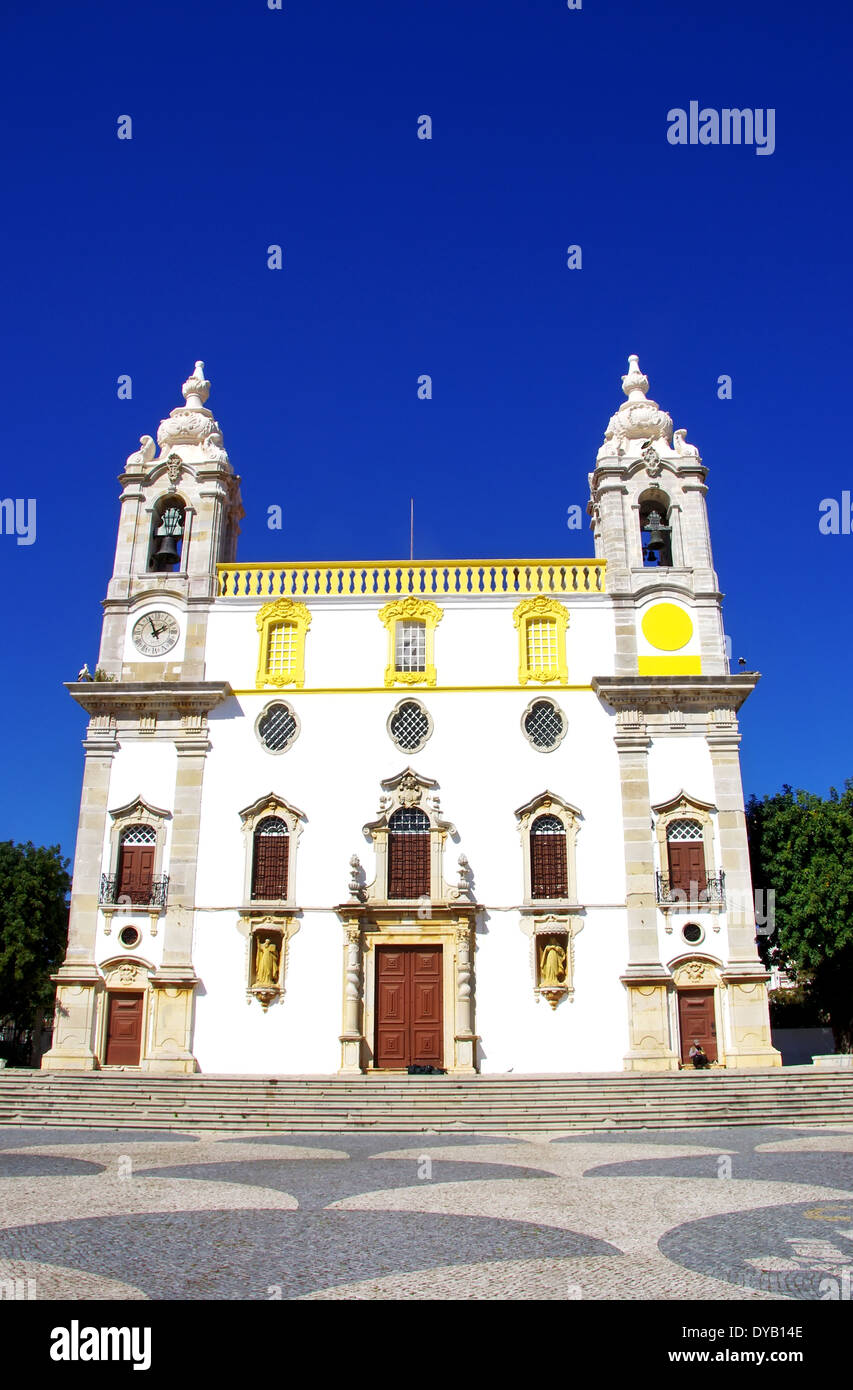 Église de Carmo, Faro, Portugal. Banque D'Images