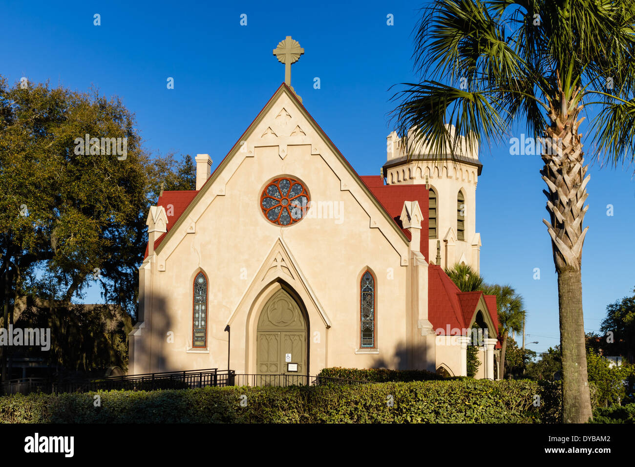 Peter's historique Episcopal Church in Fernandina Beach à Amelia Island en Floride Banque D'Images