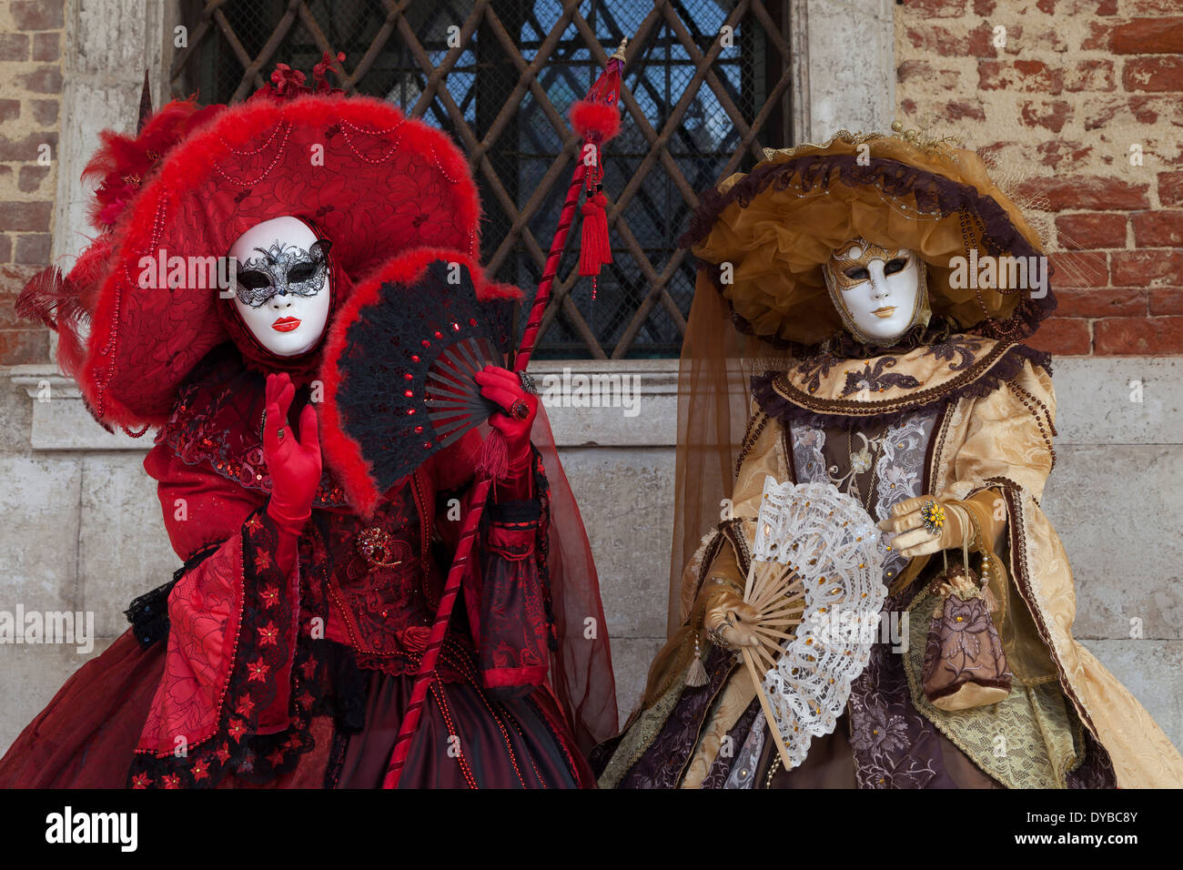 Carnaval de Venise, 2014 participants Banque D'Images