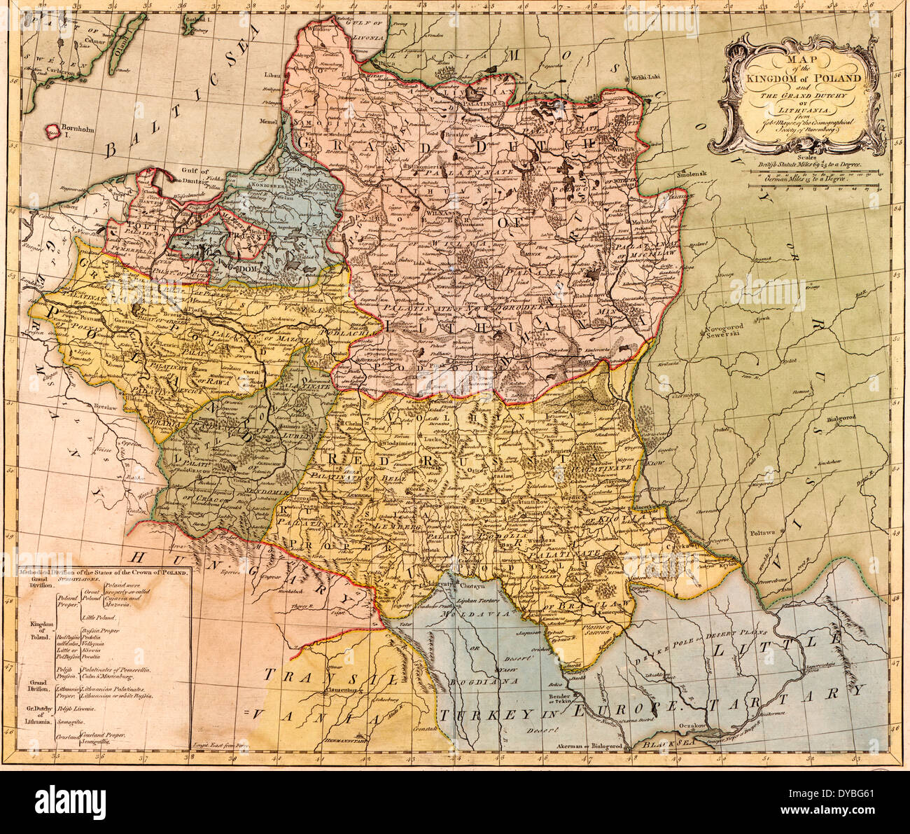 Carte de la lituanie Banque de photographies et d’images à haute