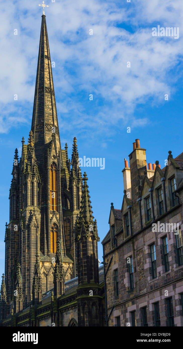 Grande Bretagne, Ecosse, Edimbourg, Royal Mile, le moyeu. Banque D'Images