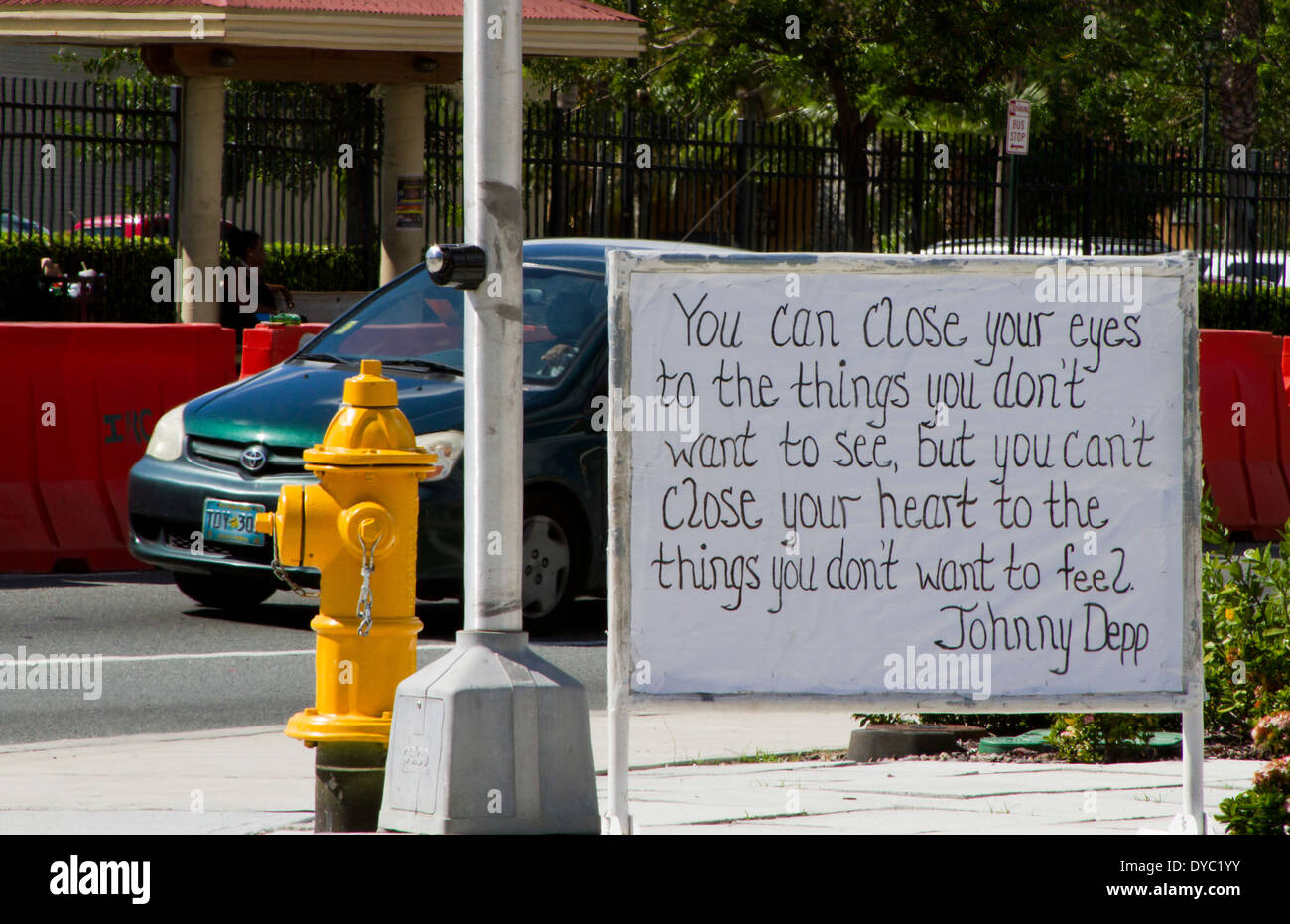 Citation De Johnny Depp A St Thomas Us Virgin Islands Photo Stock Alamy