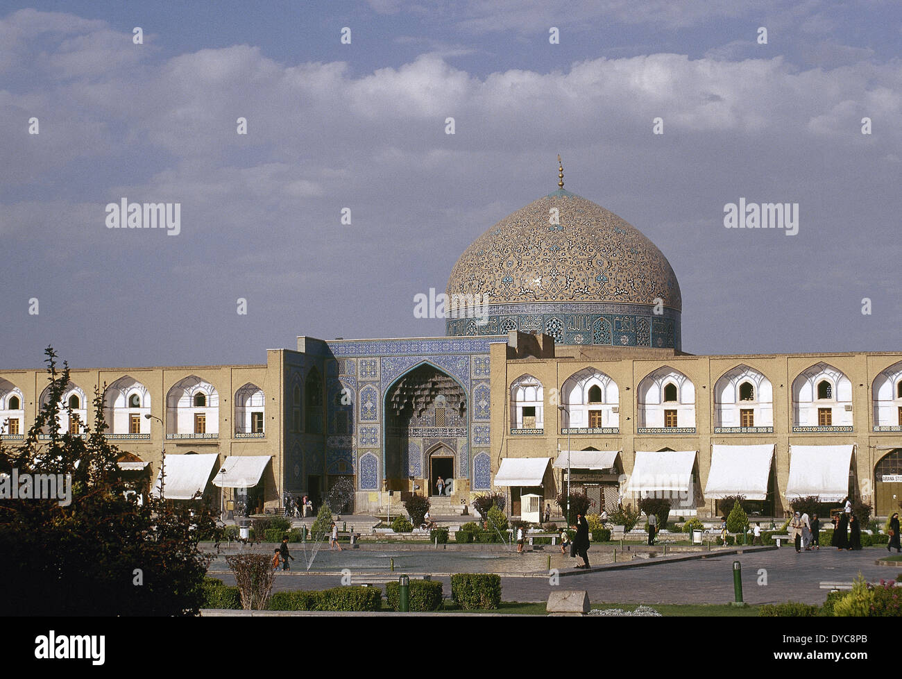 L'Iran. Isfahan. Cheikh Lotfollah mosquée. 17e siècle. Règne de Shah Abbas I. dynastry safavide. Banque D'Images