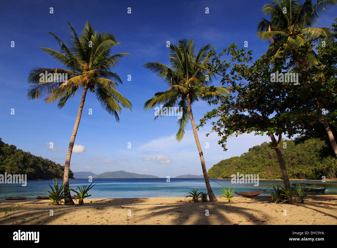 Philippines, Palawan, Port Barton, Turtle Bay Banque D'Images