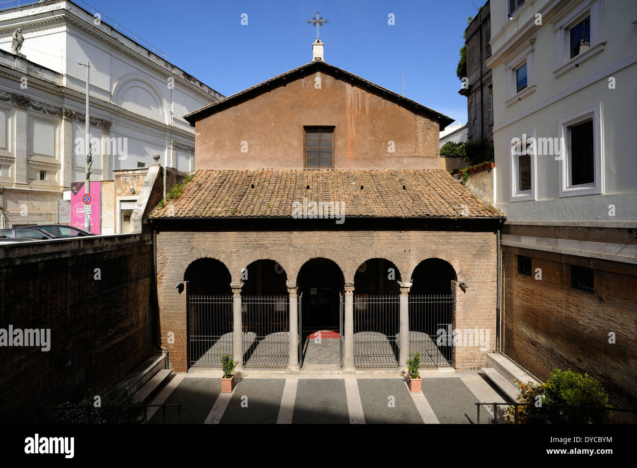 Italie, Rome, basilique de San vitale Banque D'Images