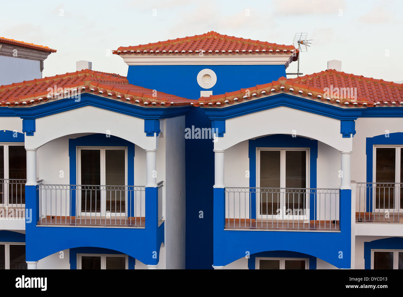 Méconnaissable Partie de maison d'habitation à Algarve, Portugal Banque D'Images