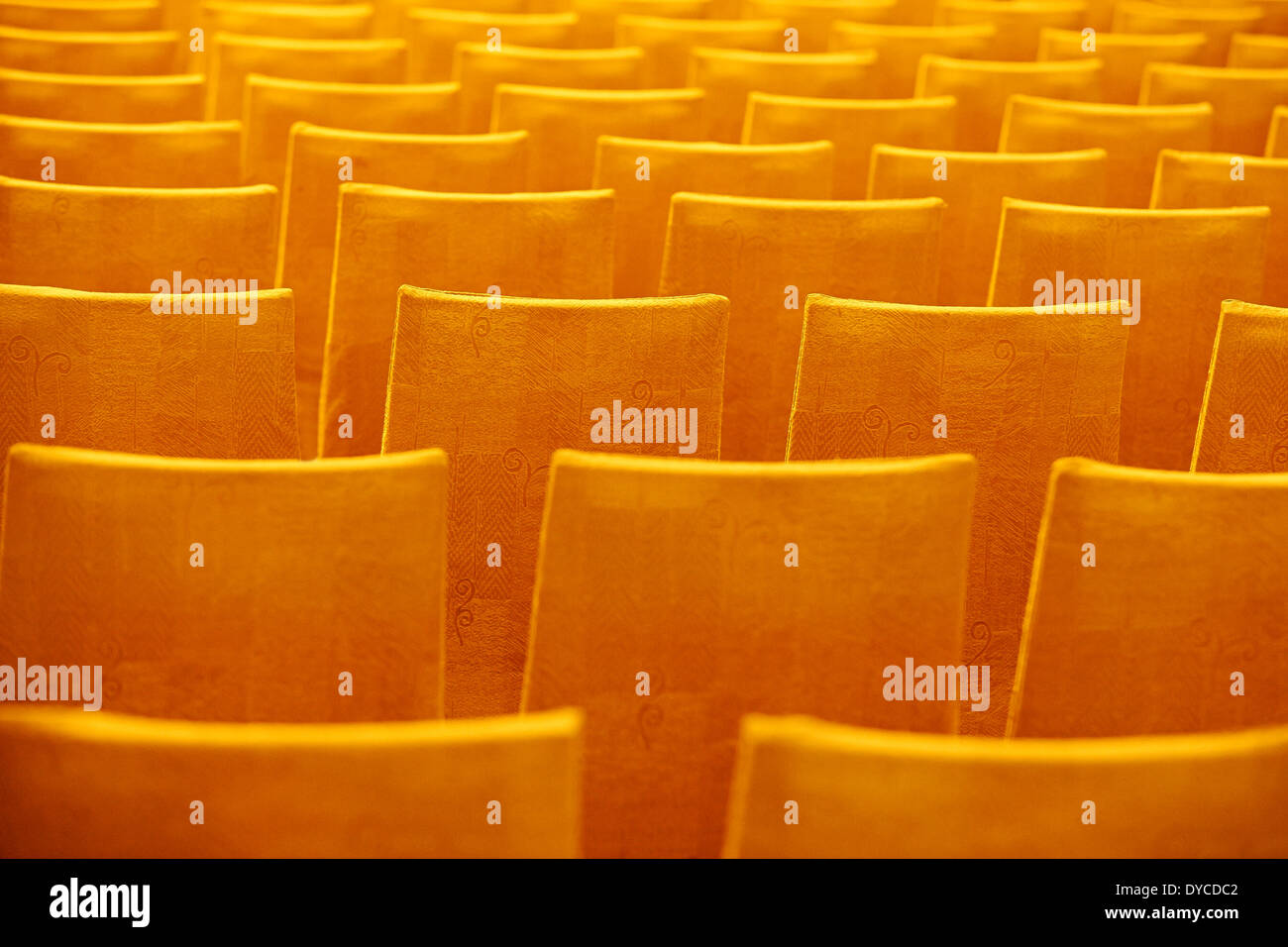 Chaises de conférence Banque D'Images