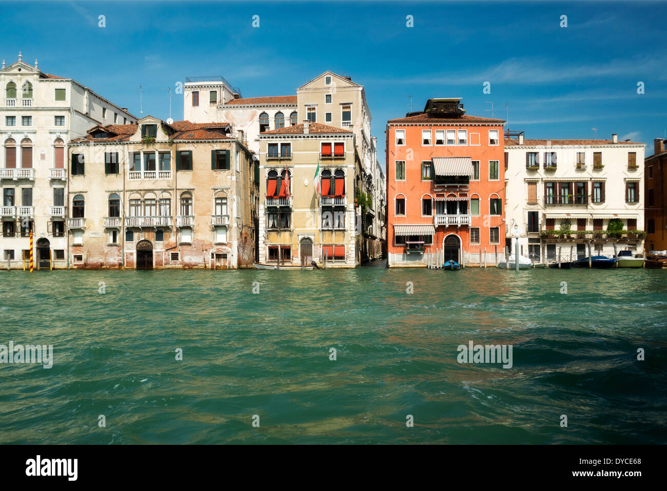 Bâtiments sur Grand Canal, Venise Banque D'Images