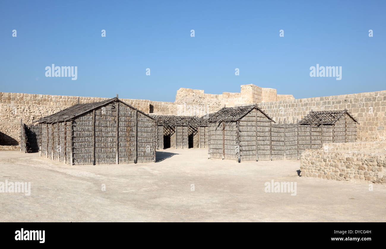 Qal'at al-Bahreïn Musée de site (Fort de Bahreïn à Manama (Bahreïn), Moyen-Orient Banque D'Images