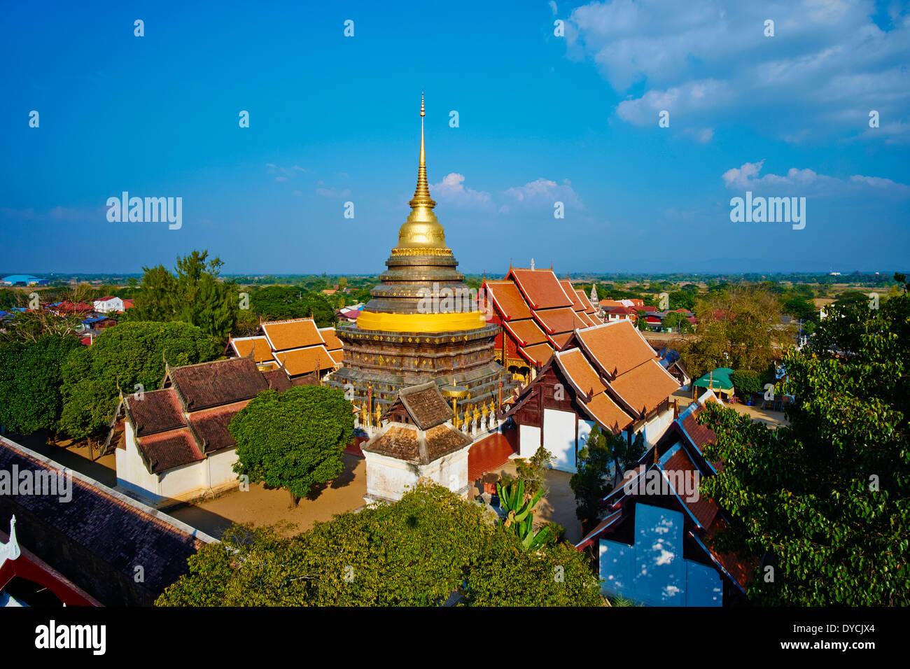 La Thaïlande, Lampang, Wat Phra That Lampang Luang Banque D'Images