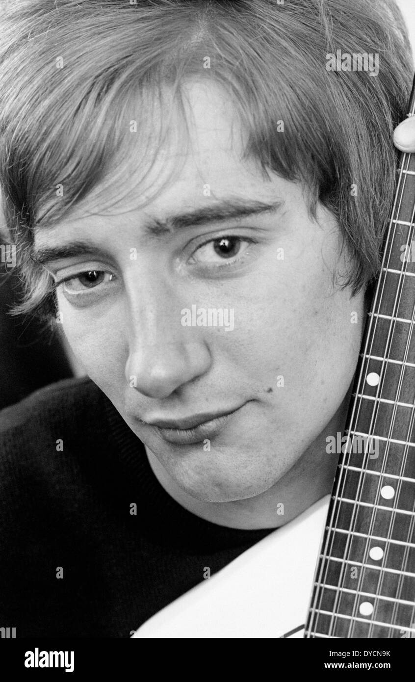 ROD STEWART sur prêt,rendez-vous en novembre 1964 pour promouvoir son premier single "Good Morning Little Schoolgirl' Photo Tony Gale Banque D'Images