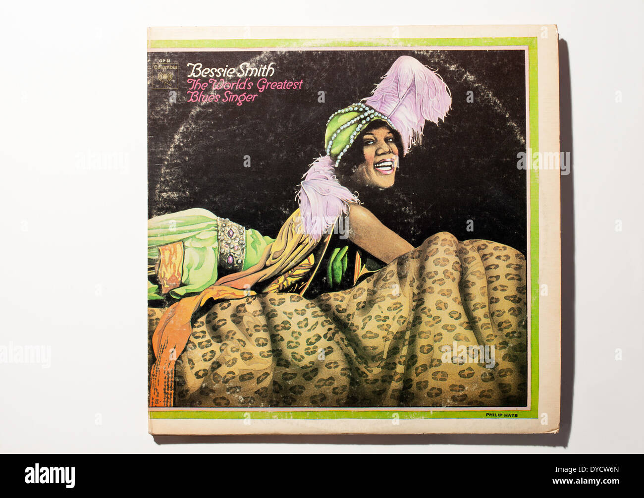 L'enregistrement de l'album Vintage singer music singer Bessie Smith,les meilleurs du monde, chanteur de blues sur Columbia Records, 1970. Banque D'Images