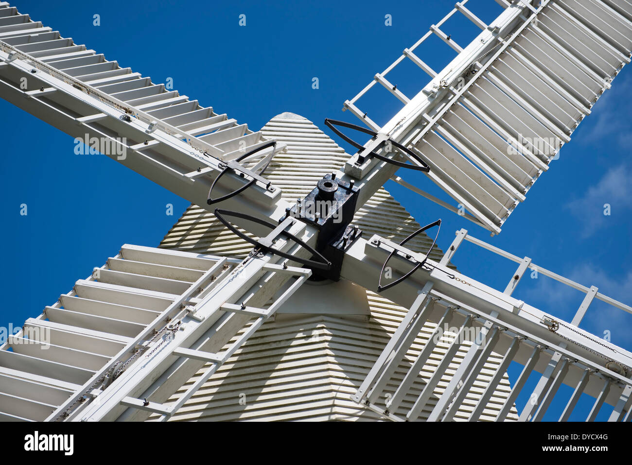 Rebecq-rognon moulin près de Keymer, West Sussex, UK Banque D'Images