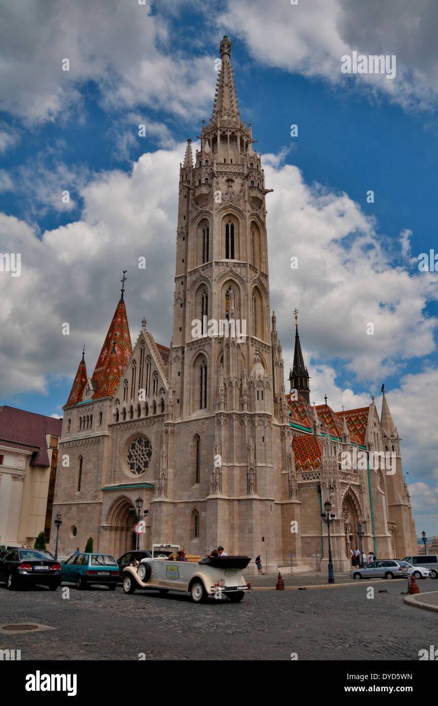 L'église Matthias de Budapest, Hongrie Banque D'Images