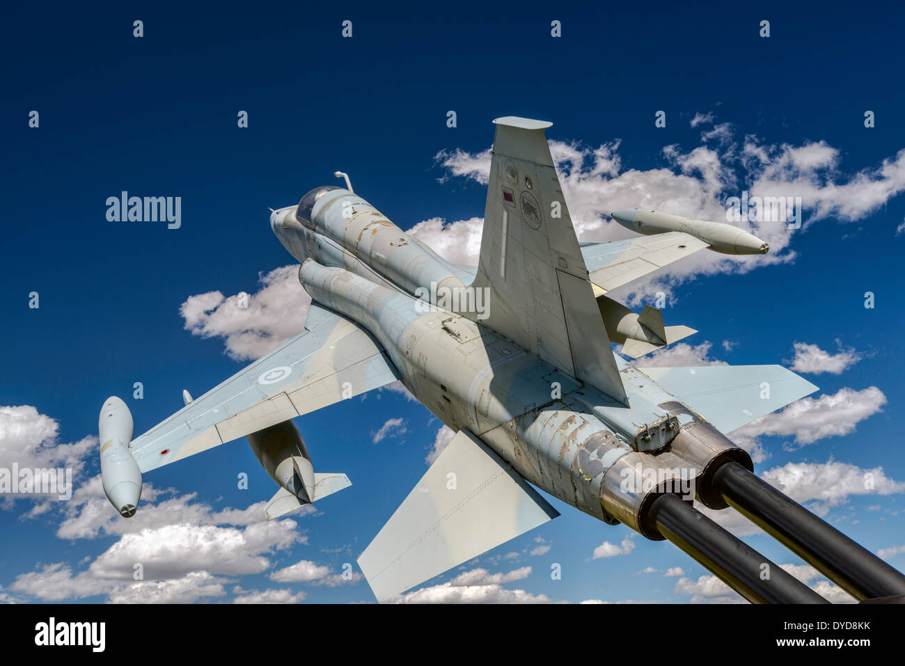 CF-5 Freedom Fighter un avion, les musées militaires à Calgary, Alberta, Canada Banque D'Images
