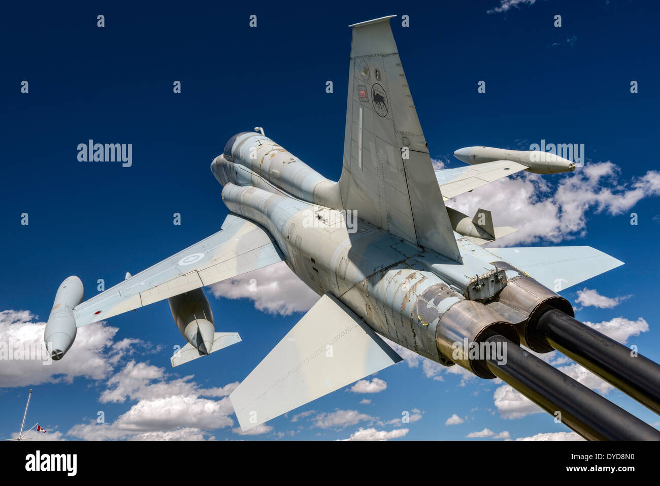 CF-5 Freedom Fighter un avion, les musées militaires à Calgary, Alberta, Canada Banque D'Images