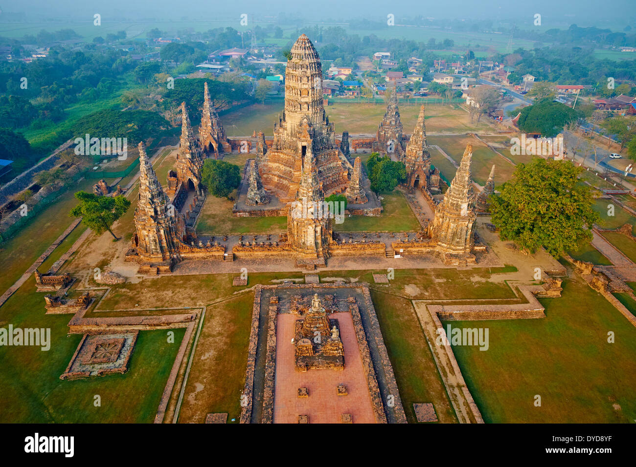 La Thaïlande, Ayutthaya, Ayutthaya Historical Park, Wat Chai Wattanaram Banque D'Images