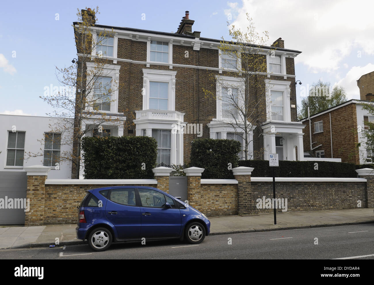 Gwyneth Paltrow et Chris Martin's London Accueil à Belsize Park, Londres. UK Banque D'Images
