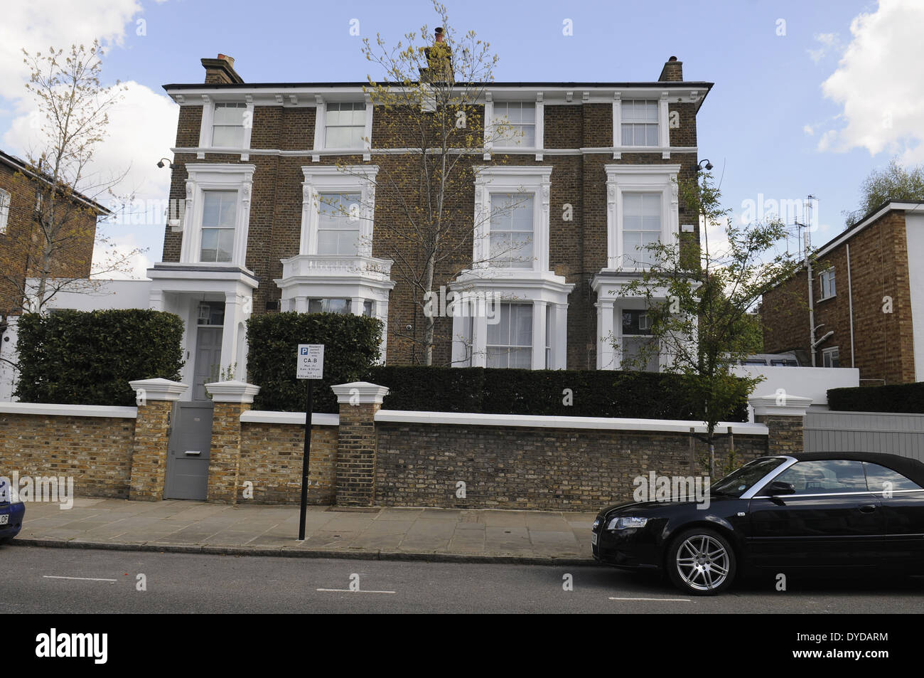 Gwyneth Paltrow et Chris Martin's London Accueil à Belsize Park, Londres, UK Banque D'Images