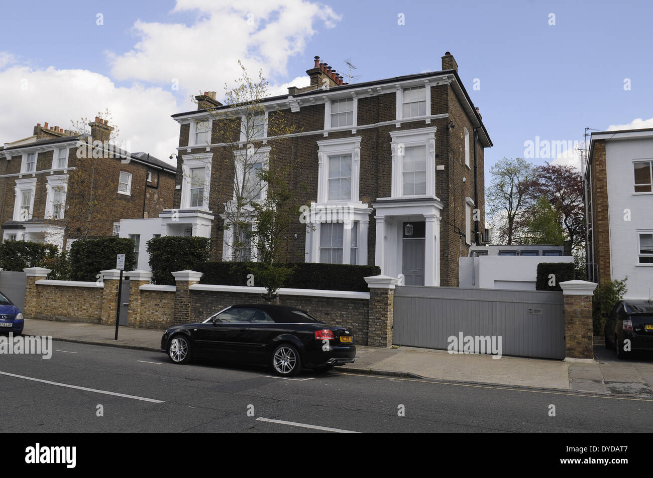 Gwyneth Paltrow et Chris Martin's London Accueil à Belsize Park, London UK Banque D'Images