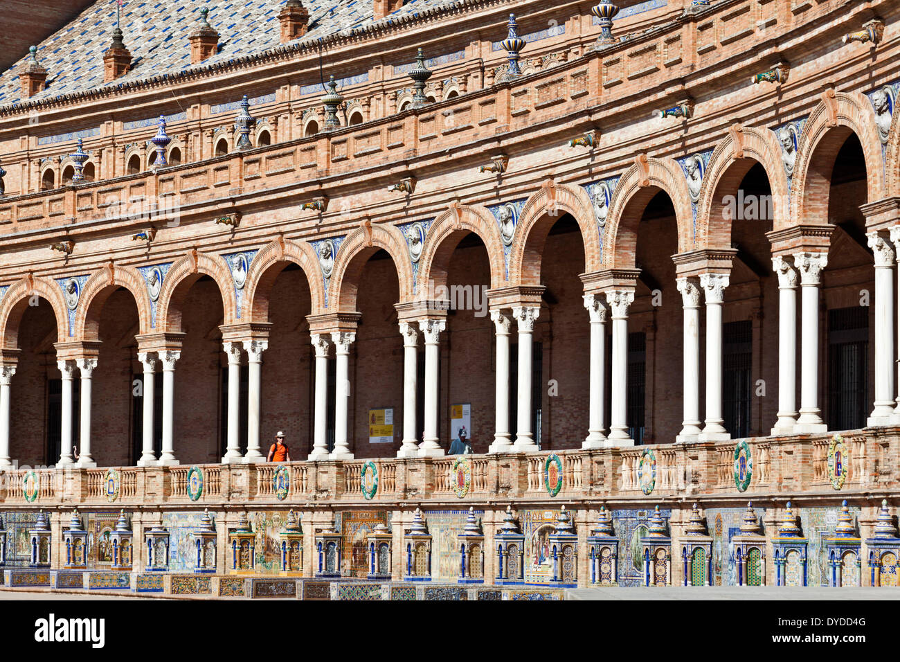 Plaza de Espana. Banque D'Images