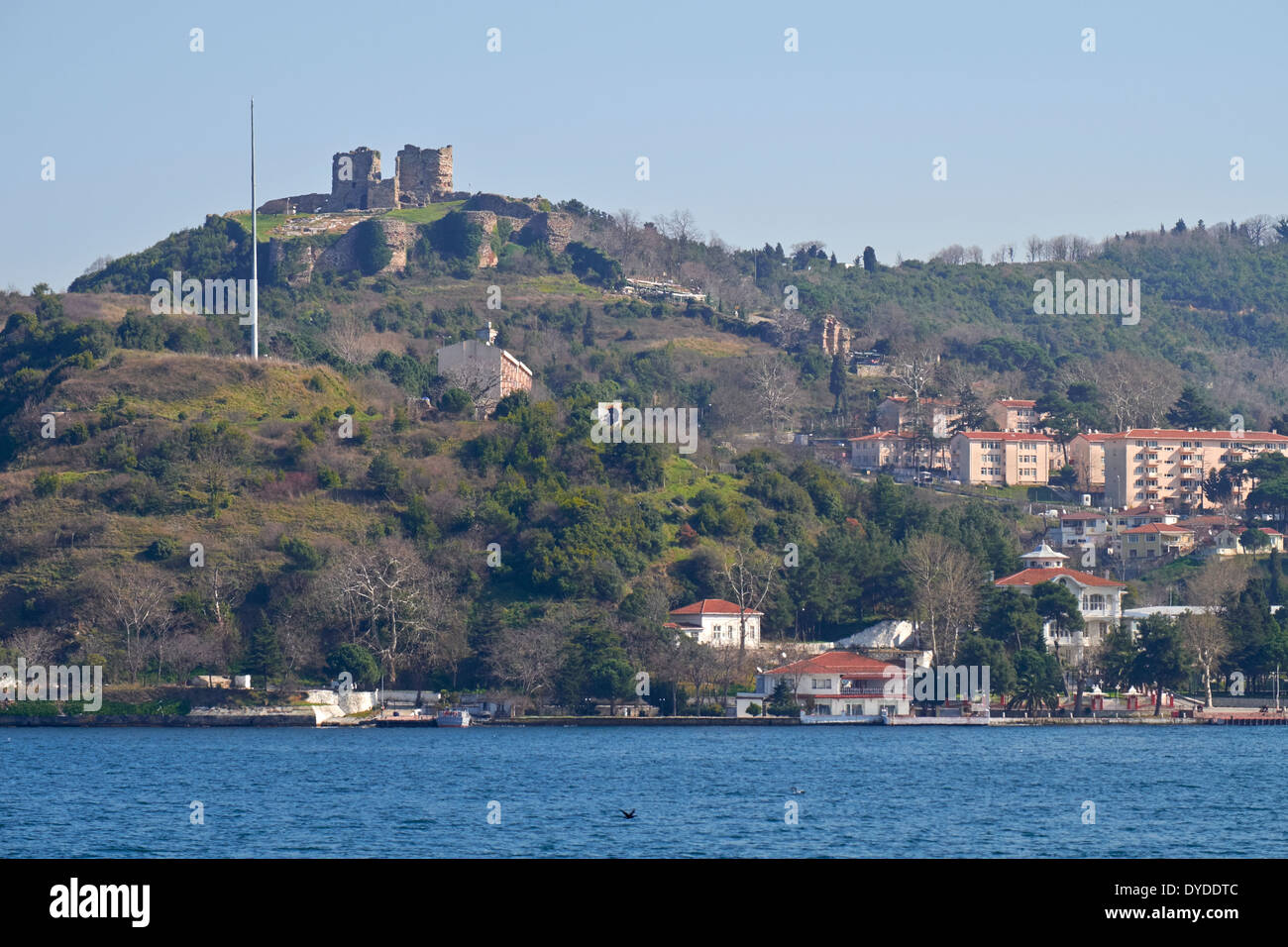 Yoros Castle, Bosphore Anadolu Kavagi, côté anatolien, Istanbul Turquie. Banque D'Images