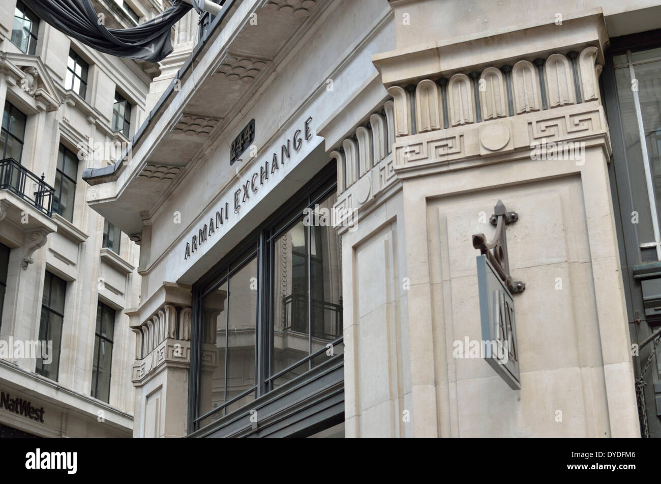 Regent Street architecture. Banque D'Images